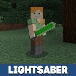 Мод на световой меч для Minecraft PE