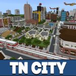 Карта города Теннесси для Minecraft PE