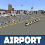 Карта аэропорта для Minecraft PE