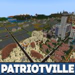 Карта Патриотвилля и округа Фридом для Minecraft PE