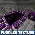 Пурпурный текстурпак для Minecraft PE