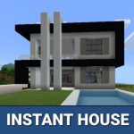 Мгновенный мод на дом для Minecraft PE