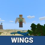 Мод на крылья для Minecraft PE