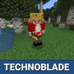 Пакет ресурсов Technoblade для Minecraft PE