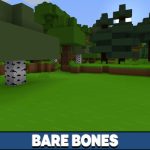 Пакет текстур Bare Bones для Minecraft PE