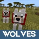 Мод на волка для Minecraft PE
