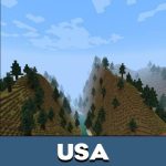 Карта США для Minecraft PE