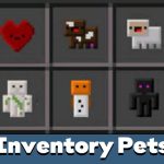 Мод на инвентарь домашних животных для Minecraft PE