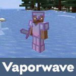 Пакет текстур Vaporwave для Minecraft PE