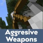 Текстурпак агрессивного оружия для Minecraft PE