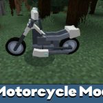 Мод на мотоцикл для Minecraft PE