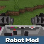 Мод на робота для Minecraft PE