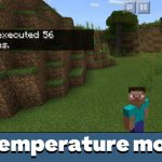 Температурный мод для Minecraft PE