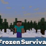 Замороженная карта выживания для Minecraft PE