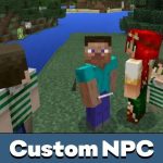 Пользовательский мод NPC для Minecraft PE