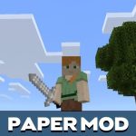 Бумажный мод для Minecraft PE