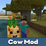 Мод на корову для Minecraft PE