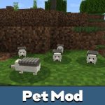 Мод на домашних животных для Minecraft PE