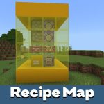 Карта рецептов для Minecraft PE