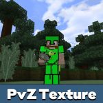Пакет текстур Plants vs Zombies для Minecraft PE