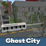 Карта города-призрака для Minecraft PE