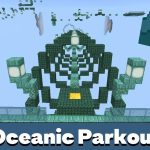 Океаническая карта паркура для Minecraft PE