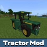 Мод на трактор для Minecraft PE