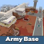 Карта армейской базы для Minecraft PE