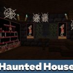 Карта дома с привидениями для Minecraft PE