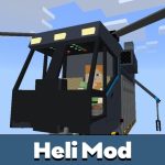 Мод на вертолет для Minecraft PE