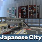 Карта японского города для Minecraft PE