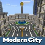 Современная карта города для Minecraft PE