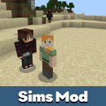 Мод Sims для Minecraft PE