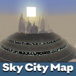 Карта небесного города для Minecraft PE