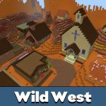 Карта Дикого Запада для Minecraft PE