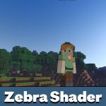 Шейдер Zebra для Minecraft PE