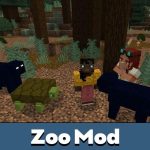 Мод на зоопарк для Minecraft PE