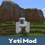 Мод на снежного человека и Йети для Minecraft PE