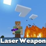 Мод на лазерное оружие для Minecraft PE