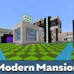 Карта современного особняка для Minecraft PE