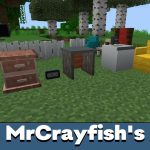 Мод на мебель MrCrayfishs для Minecraft PE