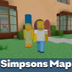 Карта Симпсонов для Minecraft PE