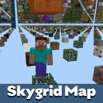 Карта Skygrid для Minecraft PE