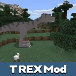 Мод T Rex для Minecraft PE
