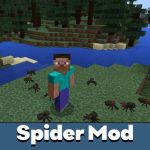 Мод на паука для Minecraft PE