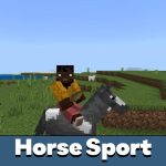 Мод на конный спорт для Minecraft PE