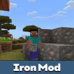 Железный мод для Minecraft PE
