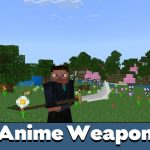 Аниме-мод на оружие для Minecraft PE