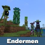 Текстурный пакет Endermen для Minecraft PE