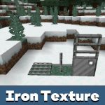 Железный текстурпак для Minecraft PE